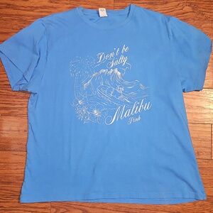 VS Pink! Blue Malibu Campus Tee